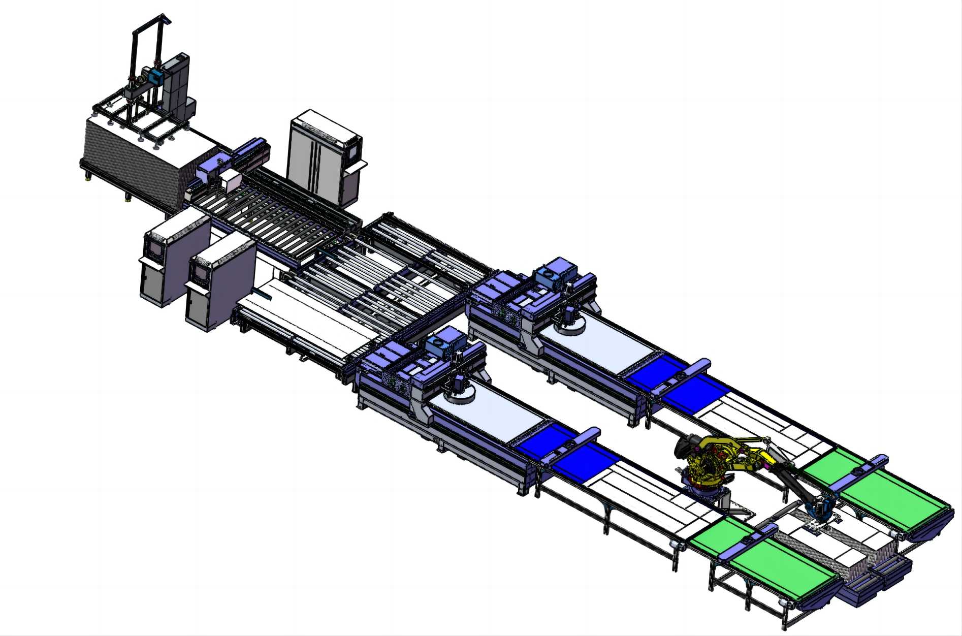 DEELEE CNC 121 cabinet nesting production line